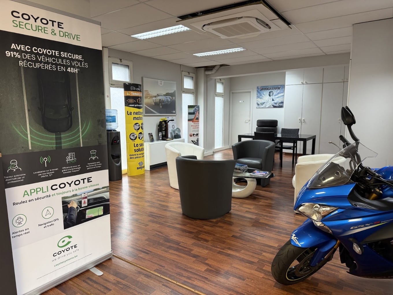 Espace d’attente et d’accueil des clients
